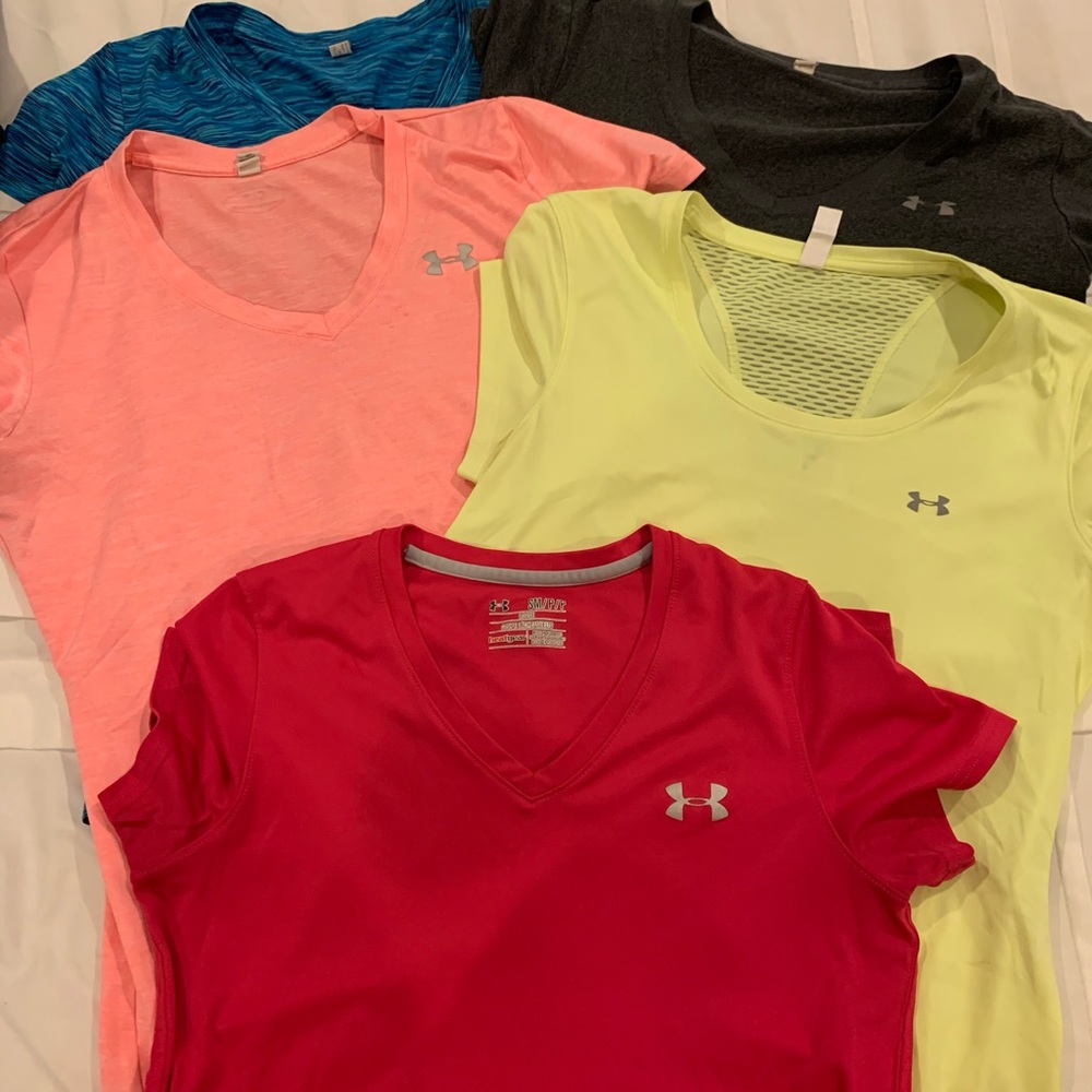 5 under armour tops